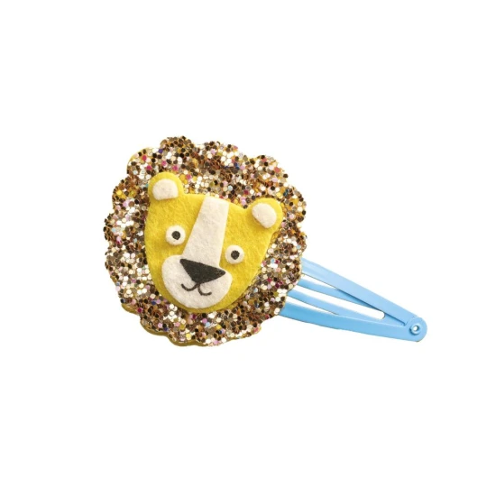 Kreativset zum Basteln von Haarspangen mit exotischen Tieren