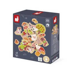 Holzmagnete für Kinder Farma 24 Stk