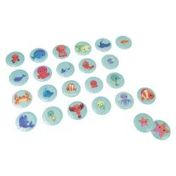 Pexeso für die Badewanne Meerestiere