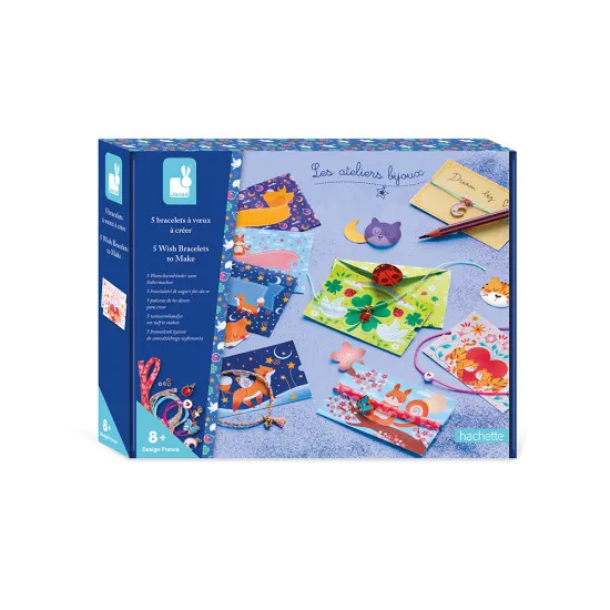 Kreativset zum Basteln von Wunsch- oder Freundschaftsarmbändern.