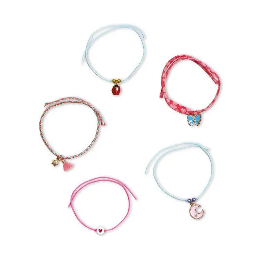 Kreativset zum Basteln von Wunsch- oder Freundschaftsarmbändern.