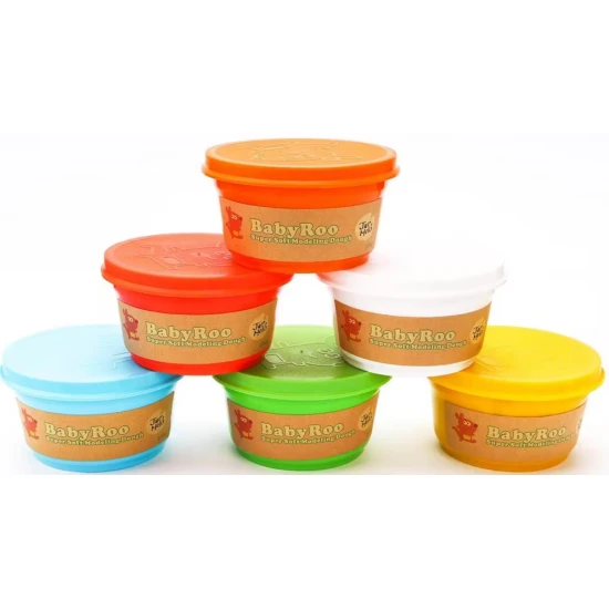 Jarmelo Knete – 6er-Set, ungiftiger Modellierspaß für Kinder