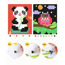 Pixel Art Malvorlagen Tiere