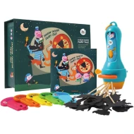 Märchenhafte Projektionstaschenlampe Schattentheater