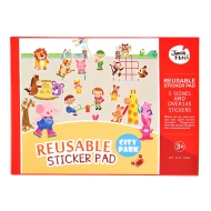 Wiederverwendbare Stadtpark-Aufkleber