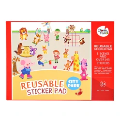 Wiederverwendbare Stadtpark-Aufkleber