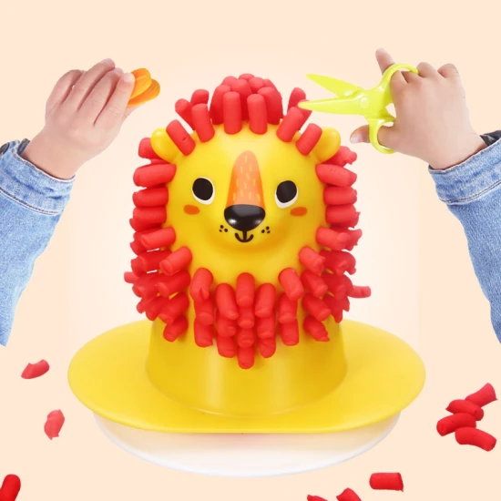 Jarmelo Frisier-Modellierset – Knete in 4 Farben, Werkzeug und Tierfiguren, ungiftiges Kreativspielzeug