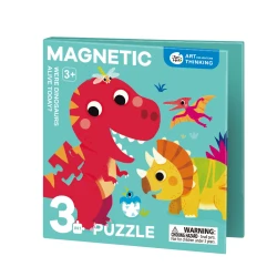 Magnetisches Leuchtpuzzle 3in1 Dinosaurier