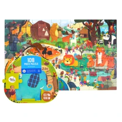 Puzzle Tag im Zoo 108 Teile