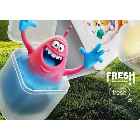 Jarmelo Modelliermasse in Kapseln 24 Stück – bunte, weiche und elastische Knete für Kinder