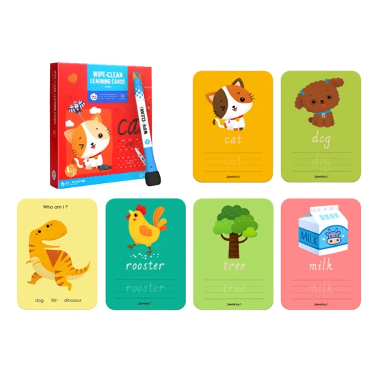 Jarmelo Lern-Rubbellose – Englische Wörter EN, Rubbelmarker, Lernspiel.