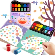 Kreativbuch Fingermalen mit Schablonen