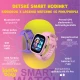 Kiddoboo x Lagenio WatchMe 4G Kinder-Smartwatch in Pink und Lila mit Display, Kamera und SOS-Funktion – ein sicheres und verspieltes Accessoire für Kinder.