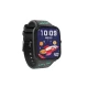 Schwarze Kiddoboo-Smartwatch für Kinder in Schwarz mit Überwachung verschiedener täglicher Aktivitäten, Farbdisplay und bequemem Armband.