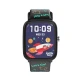 Schwarze Kiddoboo-Smartwatch für Kinder in Schwarz mit Überwachung verschiedener täglicher Aktivitäten, Farbdisplay und bequemem Armband.
