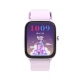 Lilafarbene Kiddoboo-Smartwatch für Kinder in Lilac mit Überwachung verschiedener täglicher Aktivitäten, Farbdisplay und bequemem Armband.