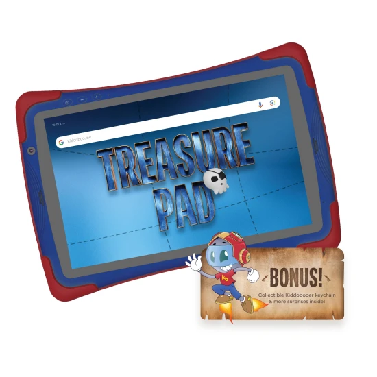 Entdecken Sie TreasurePad – ein leistungsstarkes und spielerisches Tablet für kleine Entdecker