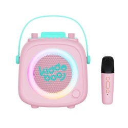 Bluetooth-Karaoke-Set mit Mikrofon und Lautsprecher KidsVoice Pink