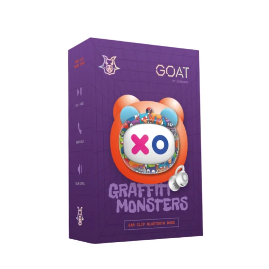 Kabellose Kinder In-Ear-Kopfhörer GOAT Graffiti Monsters bunt