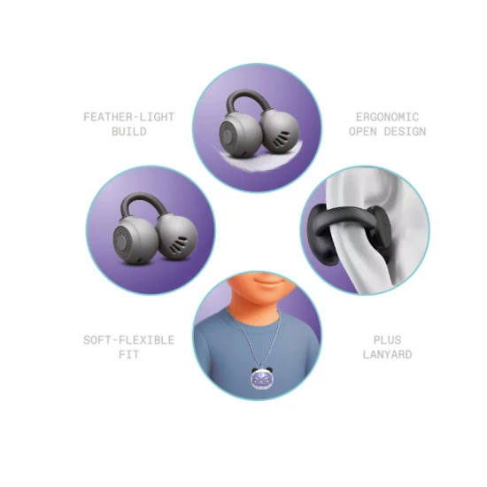 Kabellose Kinder In-Ear-Kopfhörer GOAT Frozen Cyborgs lila