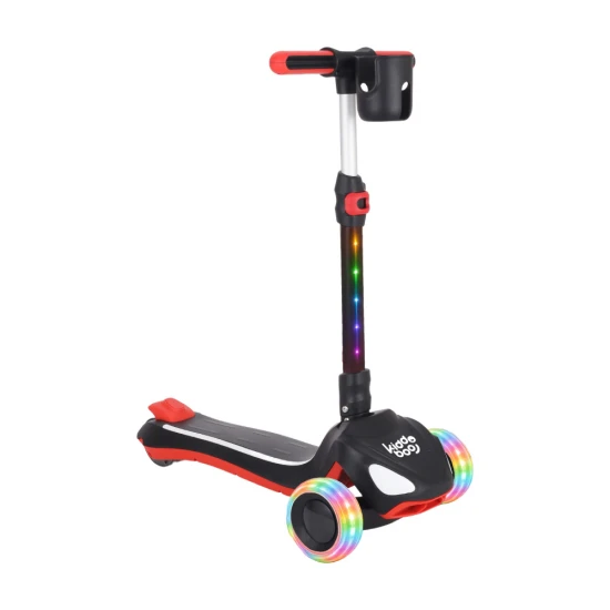 Elektrischer Scooter Trecyclo Black Kinder E-Scooter mit drei Rädern