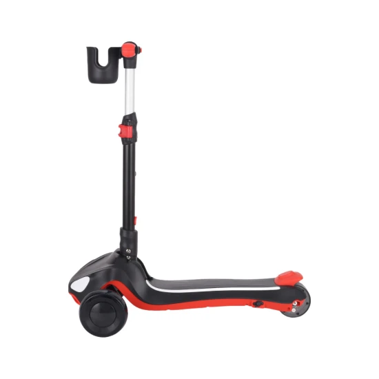 Elektrischer Scooter Trecyclo Black Kinder E-Scooter mit drei Rädern