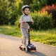 Elektrischer Scooter Trecyclo Black Kinder E-Scooter mit drei Rädern