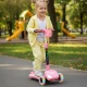 Elektrischer Scooter Trecyclo Pink Kinder E-Scooter mit drei Rädern