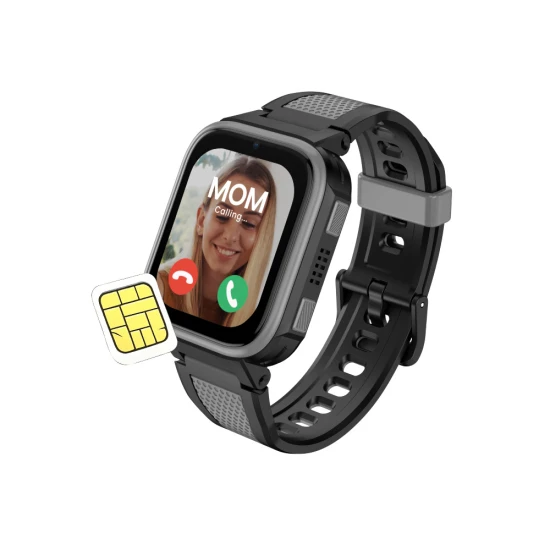 Kinder Smartwatch Kiddoboo x Lagenio WatchMe AI K10 4G Black