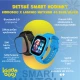 Kiddoboo x Lagenio WatchMe 4G Kinder-Smartwatch in Blau-Schwarz mit Display, Kamera und SOS-Funktion – ein sicheres und spielerisches Accessoire für Kinder.