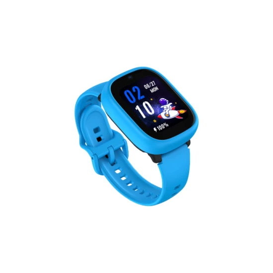 Kiddoboo x Lagenio WatchMe 4G Kinder-Smartwatch in Blau-Schwarz mit Display, Kamera und SOS-Funktion – ein sicheres und spielerisches Accessoire für Kinder.