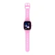 Kiddoboo x Lagenio WatchMe 4G Kinder-Smartwatch in Pink und Lila mit Display, Kamera und SOS-Funktion – ein sicheres und verspieltes Accessoire für Kinder.