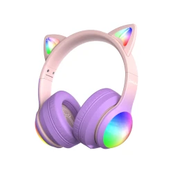Drahtlose Kinderkopfhörer Delulu DiscoBeats Pink
