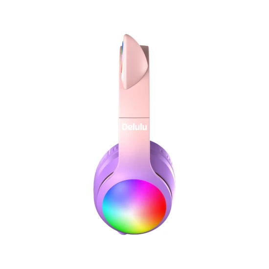 Drahtlose Kinderkopfhörer Delulu DiscoBeats Pink