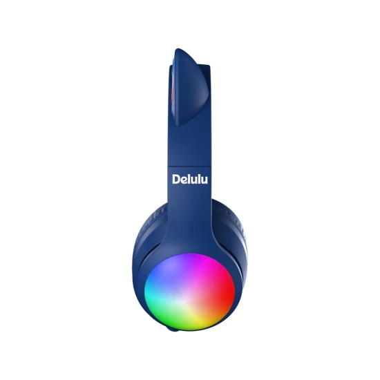 Drahtlose Kinderkopfhörer Delulu DiscoBeats Blue