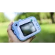 Kiddoboo FotoFun 2 Dino Blue Kinderkamera - blaue Sofortbildkamera für Kinder mit Sofortdruck, Farbmarkierungen und lustigen Fotorahmen.