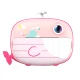 Kiddoboo FotoFun 2 Whale Pink Kinderkamera - rosa Sofortbildkamera für Kinder mit Sofortdruck, Farbmarkierungen und lustigen Fotorahmen.