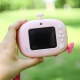 Kiddoboo FotoFun 2 Whale Pink Kinderkamera - rosa Sofortbildkamera für Kinder mit Sofortdruck, Farbmarkierungen und lustigen Fotorahmen.