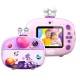 Kiddoboo FotoFun 2 Space Purple Kinderkamera - lila Sofortbildkamera für Kinder mit Sofortdruck, Farbmarkierungen und lustigen Fotorahmen.