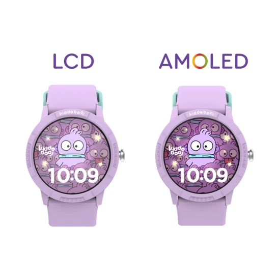 Kinder-Smartwatch O'Clock Lilac mit AMOLED-Display
