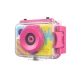 Kiddoboo Action Camera Splash Pink - Wasserdichte Kamera in Pink mit Schwenkkamera und Zubehör für kleine Abenteurer.
