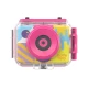 Kiddoboo Action Camera Splash Pink - Wasserdichte Kamera in Pink mit Schwenkkamera und Zubehör für kleine Abenteurer.