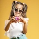 Kiddoboo Action Camera Splash Pink - Wasserdichte Kamera in Pink mit Schwenkkamera und Zubehör für kleine Abenteurer.