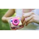 Kiddoboo Action Camera Splash Pink - Wasserdichte Kamera in Pink mit Schwenkkamera und Zubehör für kleine Abenteurer.