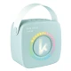 Bluetooth Mini Karaoke Set Mikrofon und Lautsprecher Mint