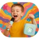 Bluetooth Mini Karaoke Set Mikrofon und Lautsprecher Pink