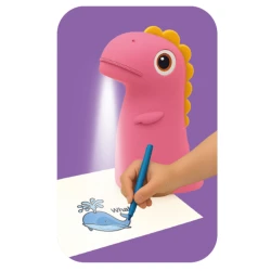 Zeichenprojektor Dino Pink