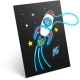 Kreativ-Set Kidywolf Kidyneon Blue Kreativ-Set Kidywolf Kidyneon Blue