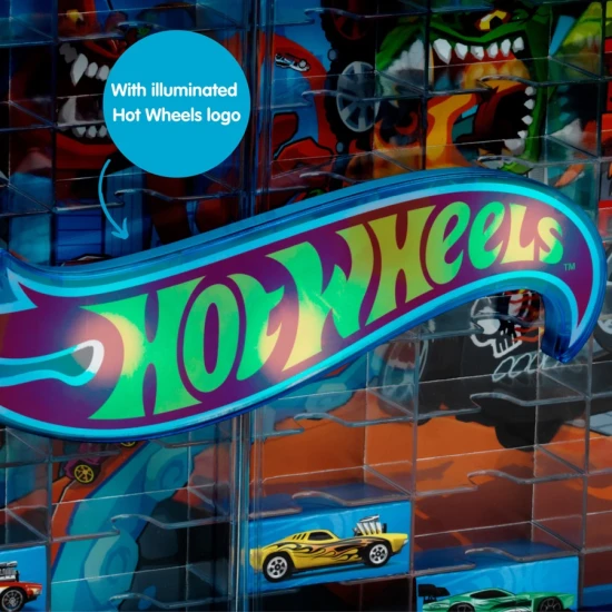 Hot Wheels Sammler-Vitrine mit Beleuchtung – Klein 232408