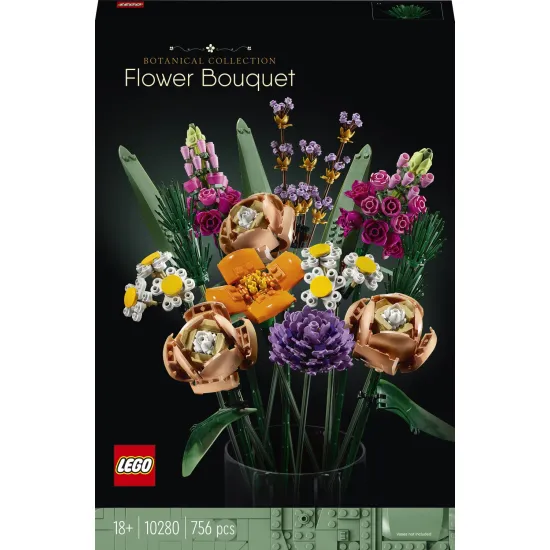 LEGO Blume 10280 – bunte Blumendekoration aus Würfeln